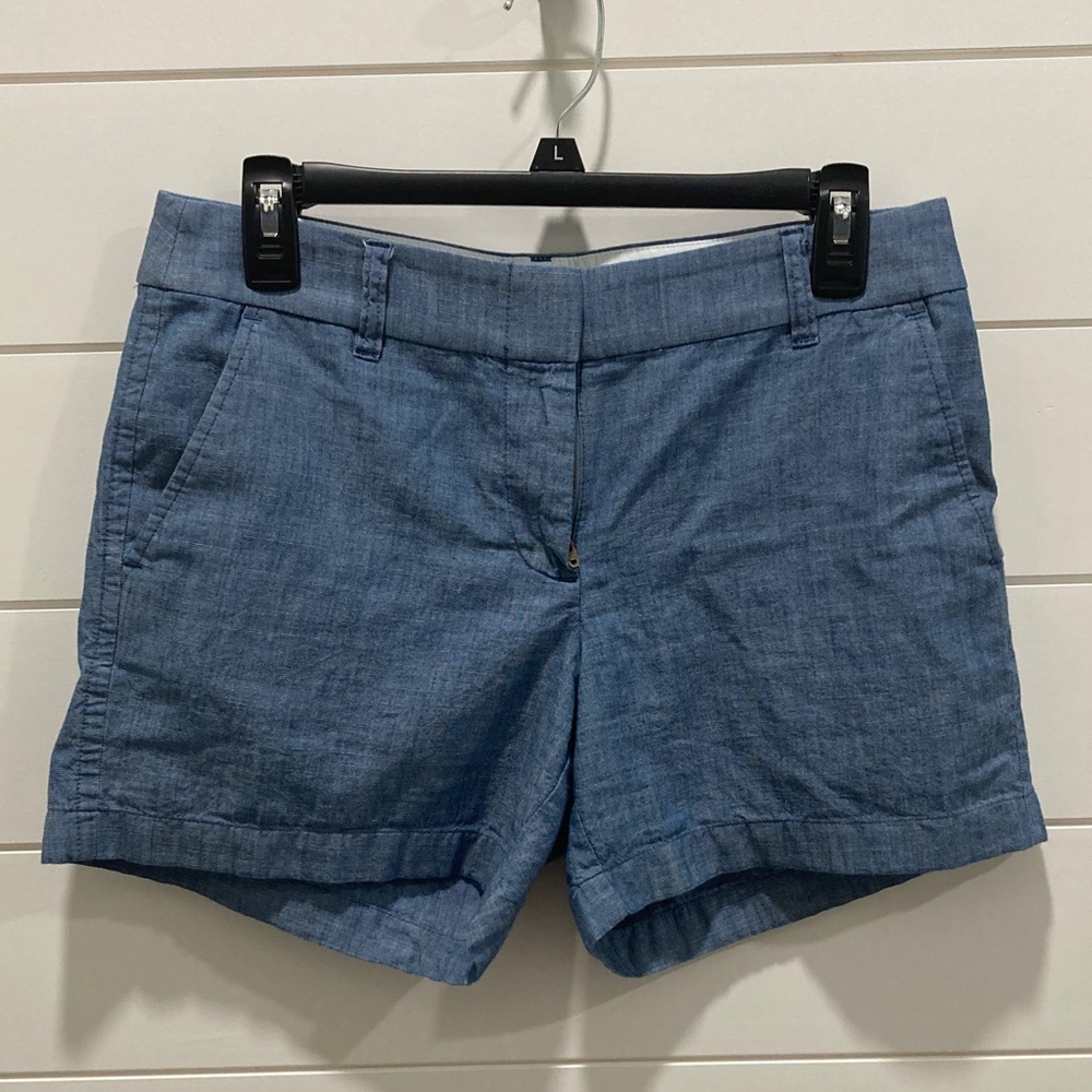 J. Crew Chambray Blue Shorts